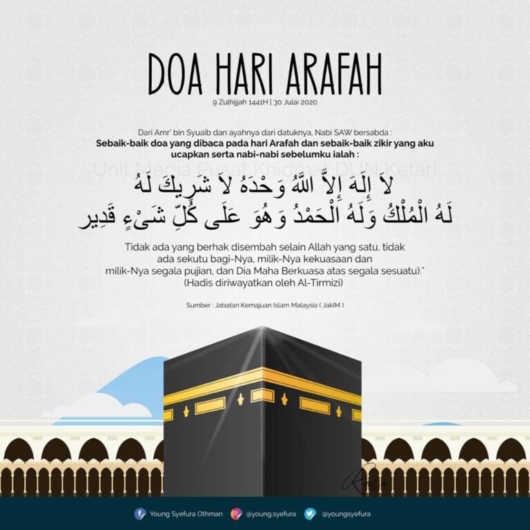 Puasa Hari Arafah 9 Zulhijjah