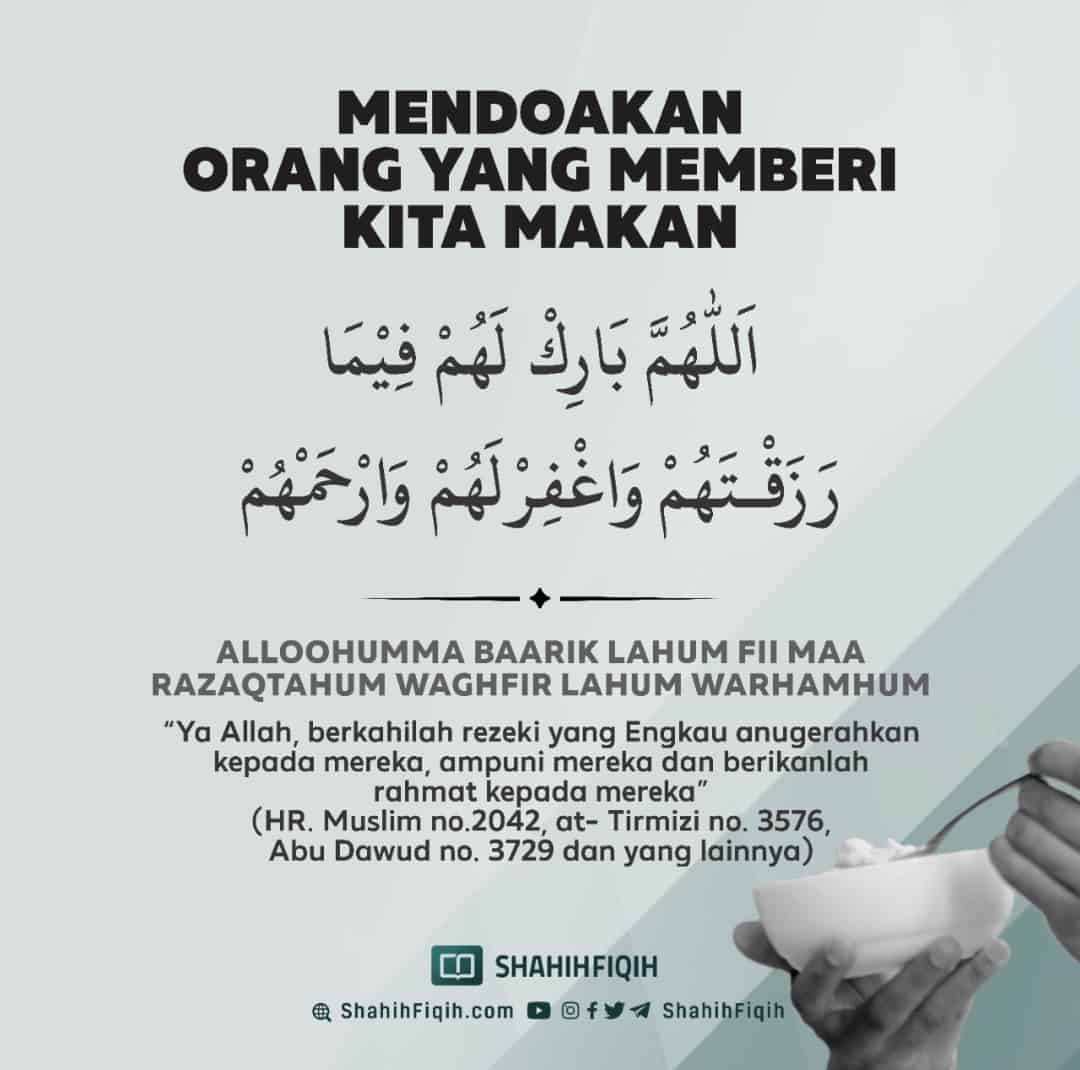 Doa Untuk Orang Yang Memberi Makan Homecare24 8708